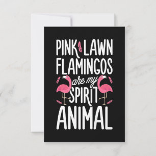 Flamingos Rosa Gräsmatta Flamingos är ett spritd Tack Kort