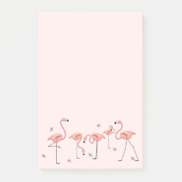 Flamingos Rosa Group Post-it Block