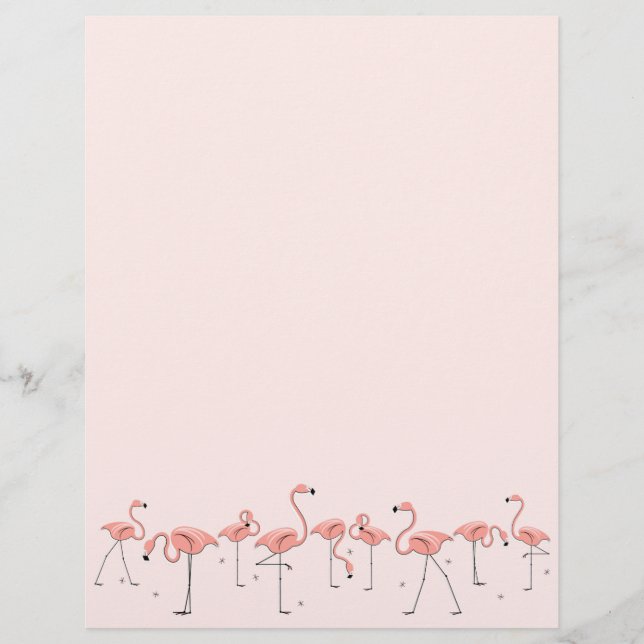Flamingos Rosa Line letterhead (Framsida)