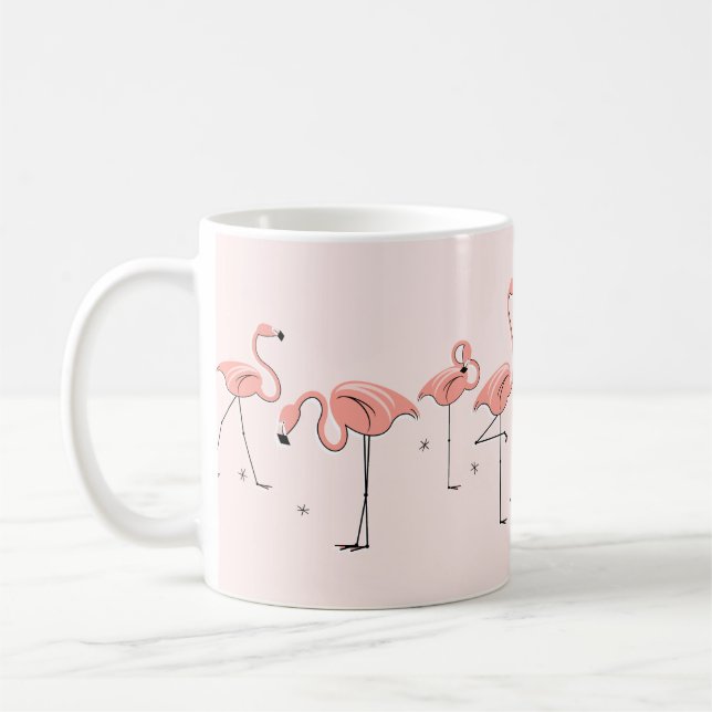Flamingos Rosa mugg (Vänster)