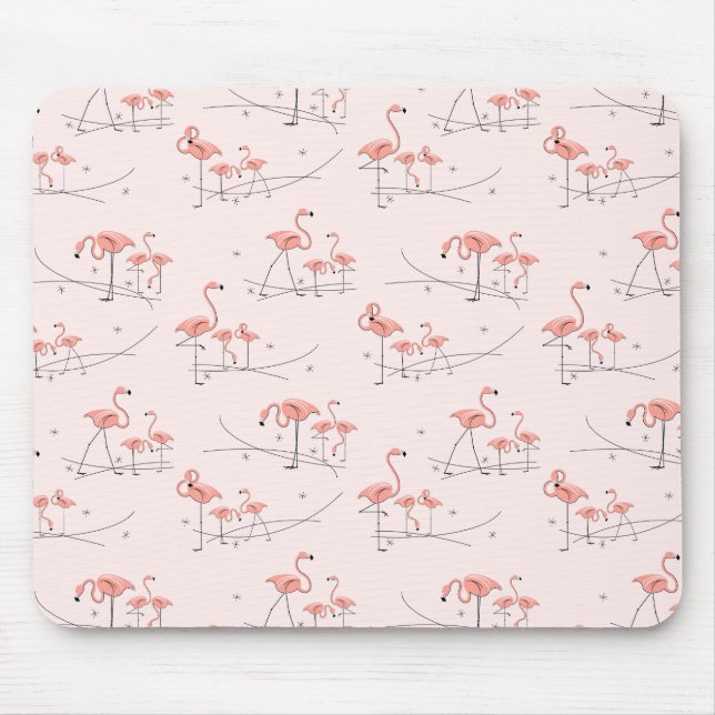 Flamingos Rosa Multi mousepad Musmatta (Framsidan)