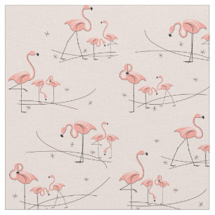 Flamingos Rosa Multi-tyg Tyg