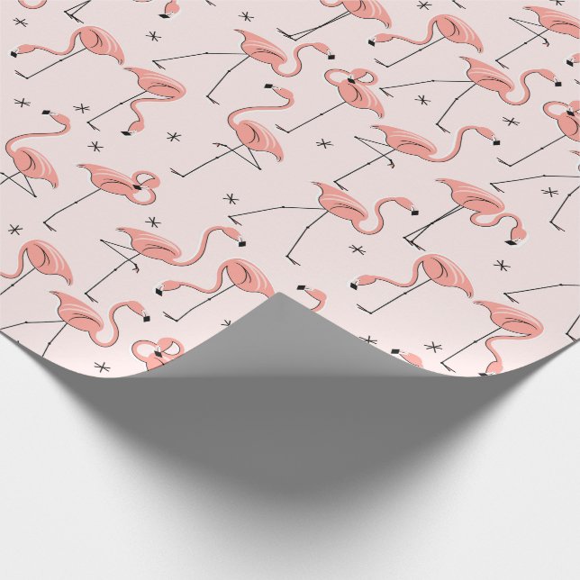 Flamingos Rosa papper förpackning Presentpapper (Hörn)