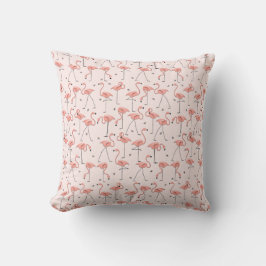 Flamingos Rosa square Kudde