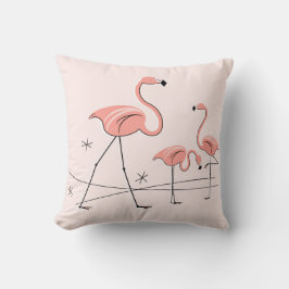 Flamingos Rosa Trio 2 rosa bakruta 2 Kudde