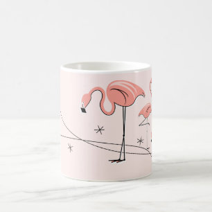 Flamingos Rosa Trio 3 mugg