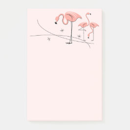 Flamingos Rosa Trio 3 Post-it Block