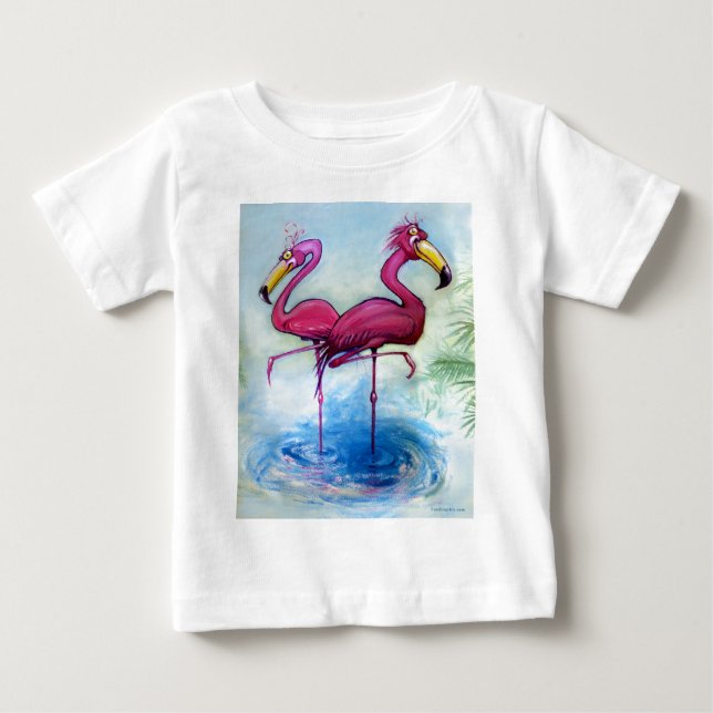 Flamingos T-shirt (Framsida)