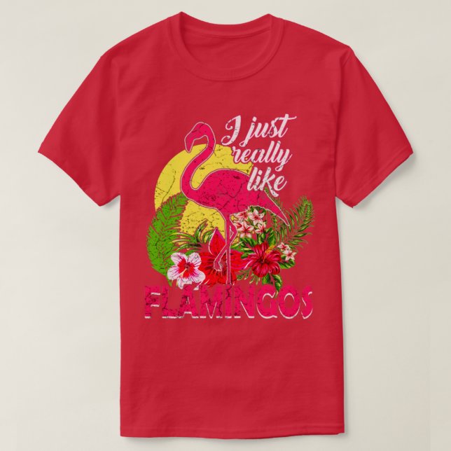 Flamingos T Shirt (Design framsida)