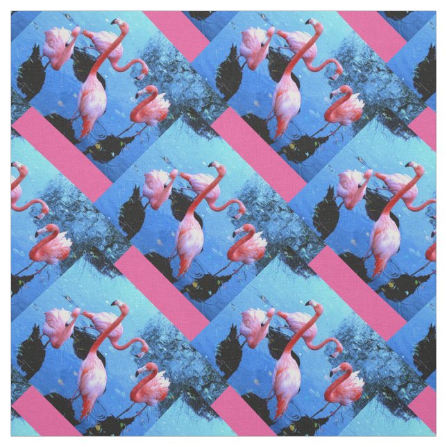 Flamingos Tyg (Provkarta)