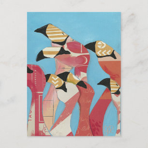 Flamingos Vykort