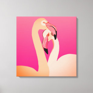 Flamingos Wall Art Canvastryck