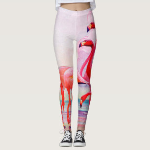 Flamingosdamasker Leggings