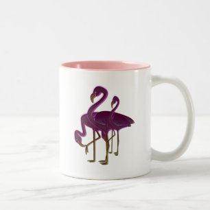 Flamingosmugg Två-Tonad Mugg