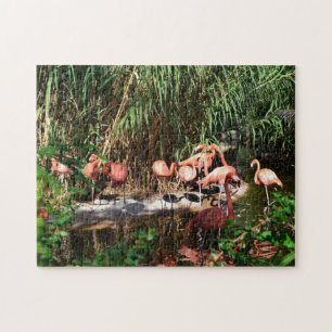 Flamingospimpeln sågar pussel