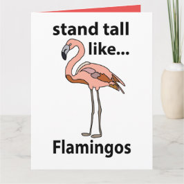 Flamingosstall som Flamingos Flamingo Kort