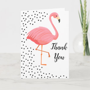 Flamingosvarten pricker tackkortet tack kort
