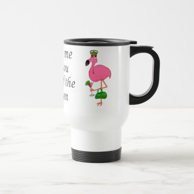 Flamingotravel mug resemugg (Höger)