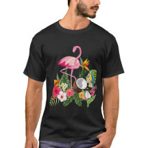 Flamingotropiska mönster