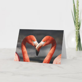 Flamingovalentines daykort helgkort