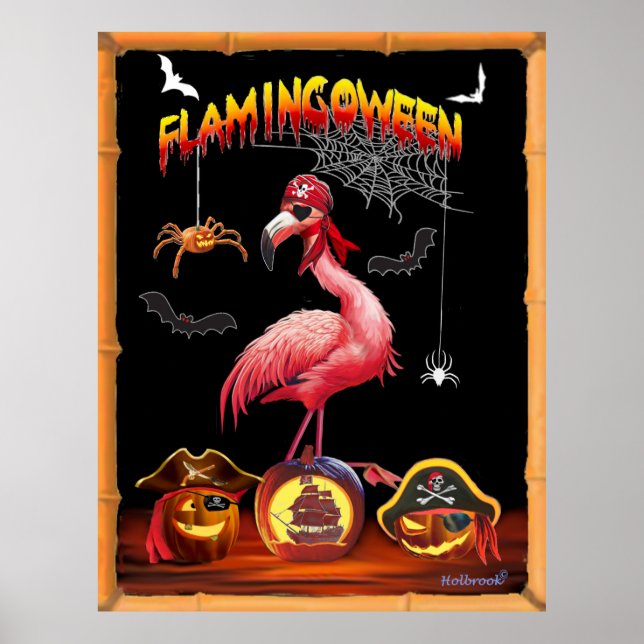 FLAMINGOWEEN POSTER (Framsidan)