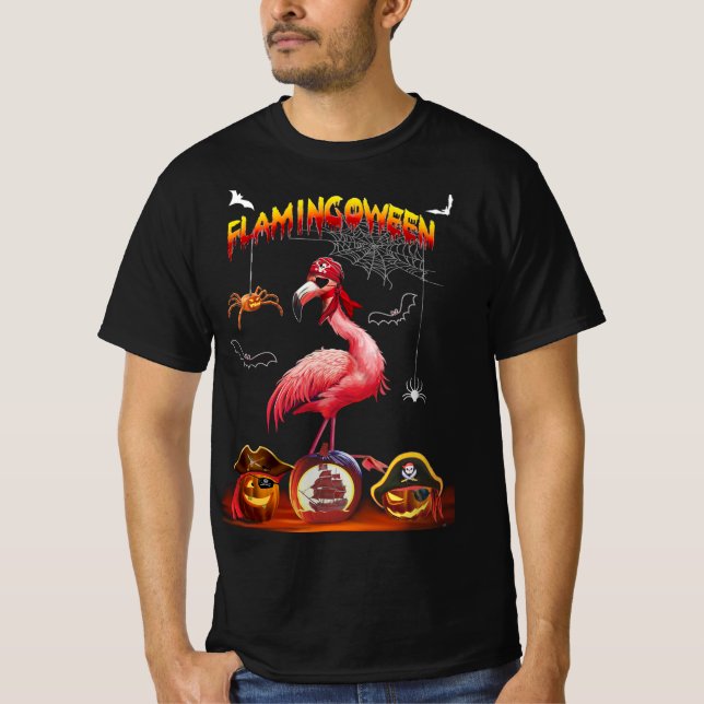 FLAMINGOWEEN T SHIRT (Framsida)