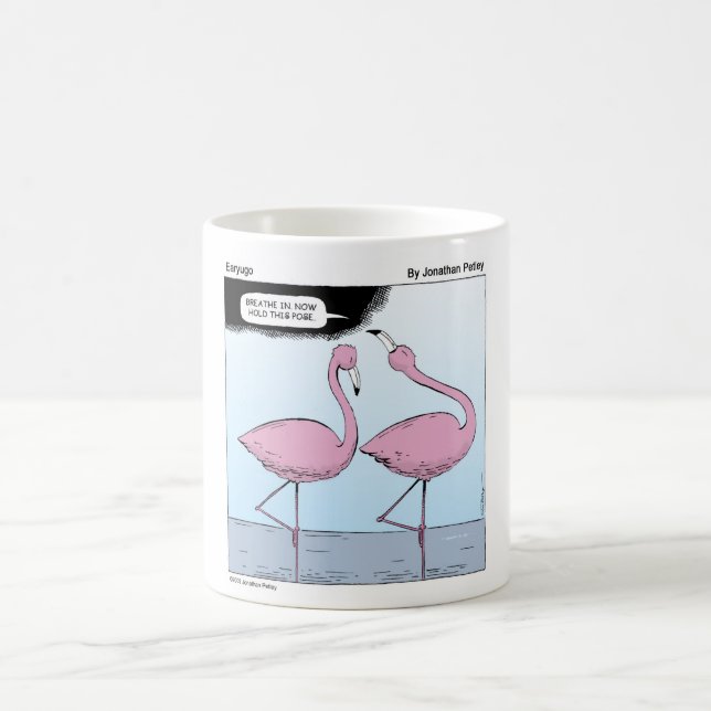 flamingoyoga kaffemugg (Center)