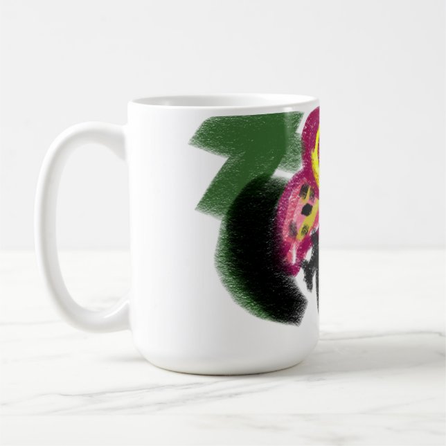 Flamings kärlek  kaffemugg (Vänster)