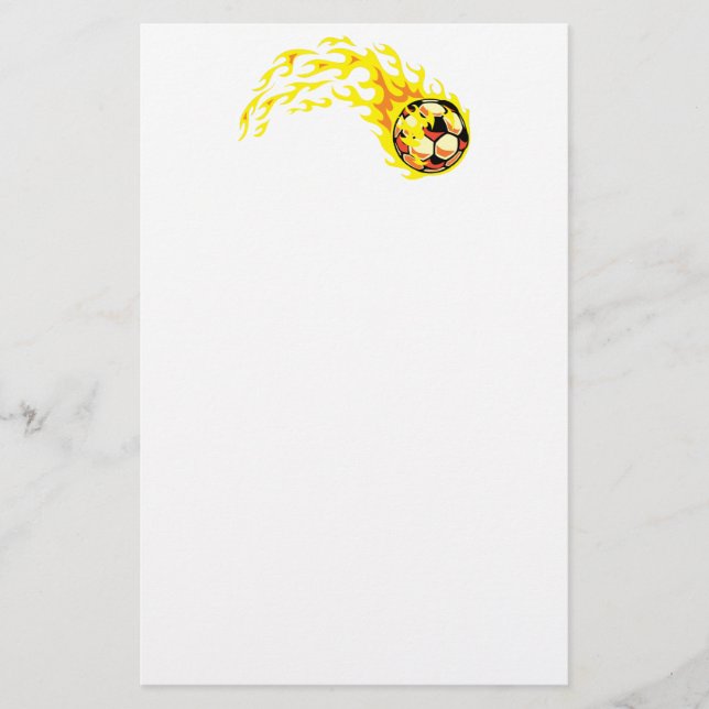 Flamin's Soccer Ball Brevpapper (Framsida)