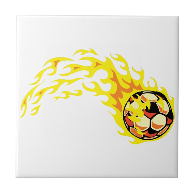 Flamin's Soccer Ball Kakelplatta (Framsidan)