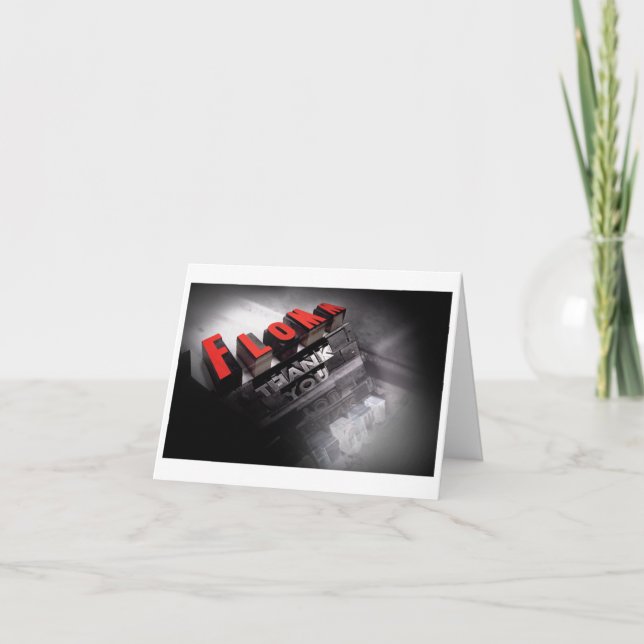 flamistisk TACK Kort (Framsida)