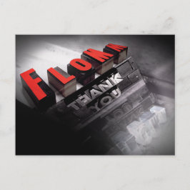 flamistisk TACK Vykort