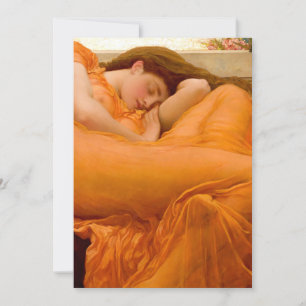 Flamjuni-målning efter Frederic Leighton Inbjudningar