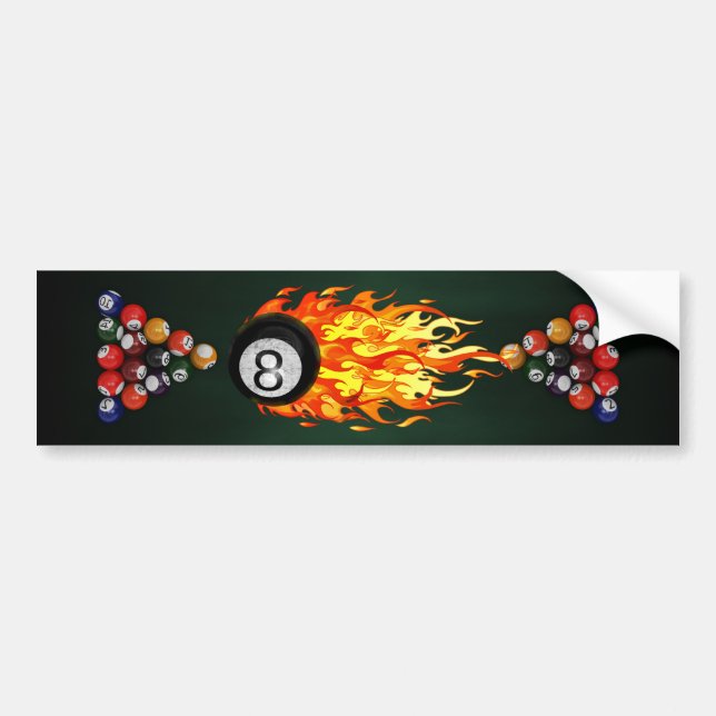 Flamma boll 8 bildekal (Framsidan)