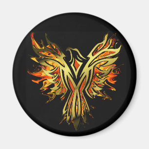 Flamma den Phoenix magneten Magnet