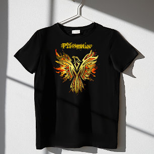 Flamma den Phoenix T-tröja Tee Shirt