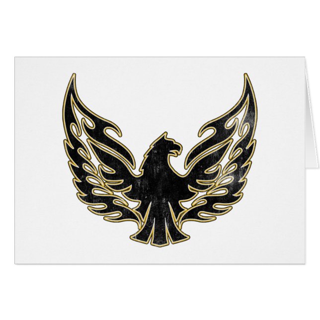 Flamma Firebird Hälsningskort (Framsidan Horizontal)