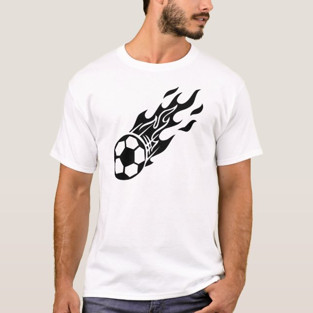 Flamma fotbollboll tee shirt (Framsida)