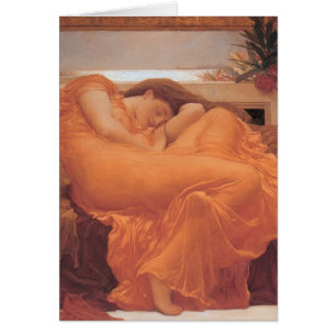 Flamma Juni av Frederick Leighton Hälsningskort