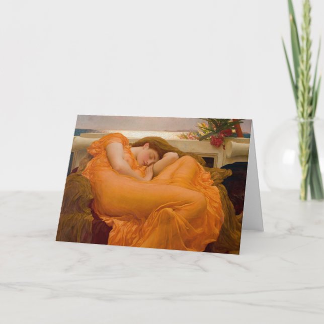 Flamma Juni - Frederic Lord Leighton Kort (Framsida)