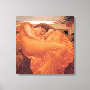 Flamma Juni ~-Lord Frederick Leighton Canvastryck
