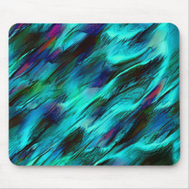 Flamma nedfläckader från blå till cyan och röda pr musmatta