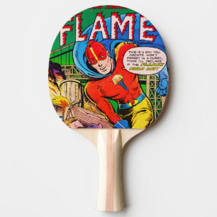 Flamma tecknader pingisracket