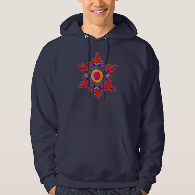 FLAMMA YIN YANG SWEATSHIRT MED LUVA (Framsida)