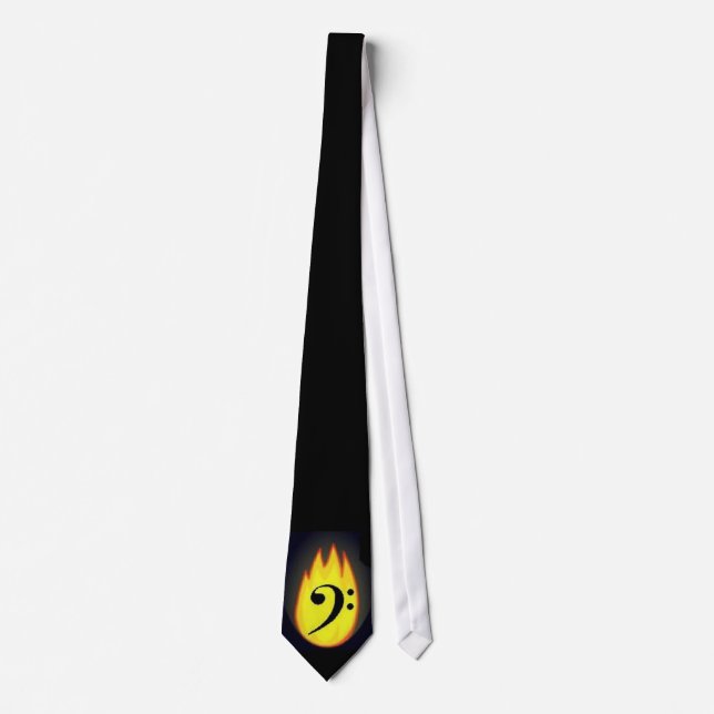 Flammande basklavTie Slips (Framsida)