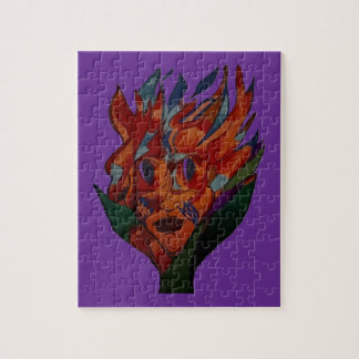 Flammande Blomman Animation Pussel