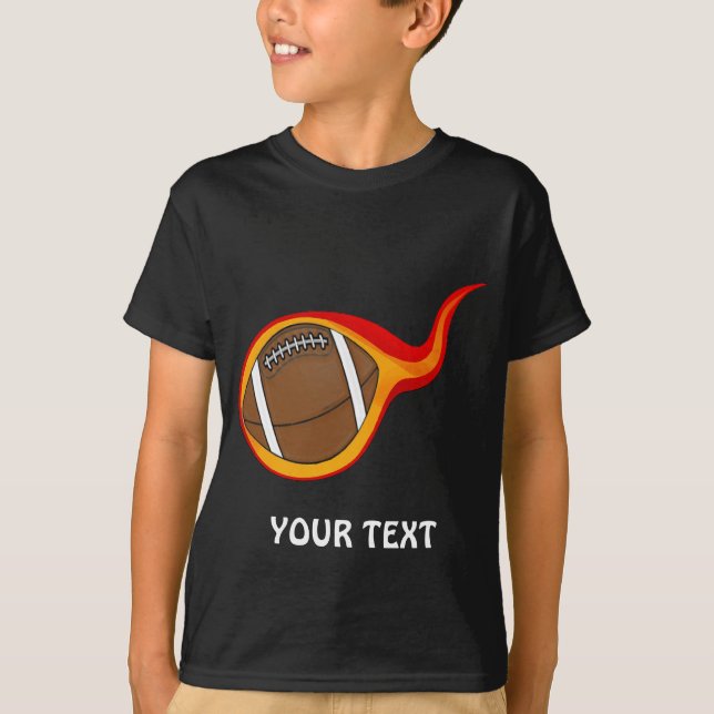 flammande boll t shirt (Framsida)