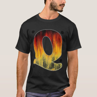 Flammande brev Q Tee Shirt