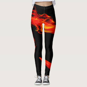 Flammande Chilipeppar Leggings
