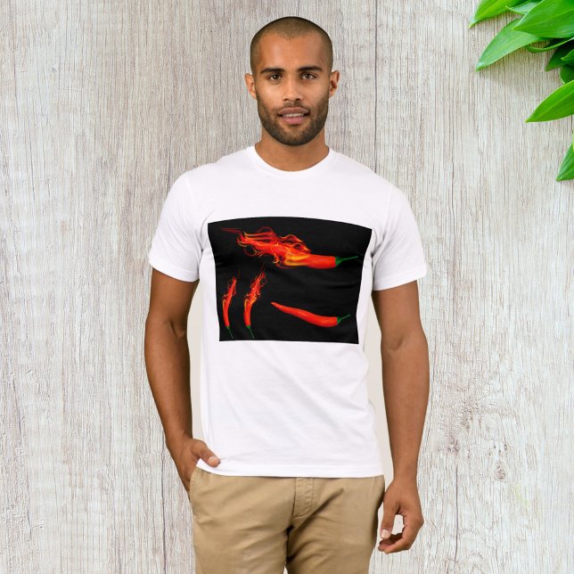 Flammande Chilipeppar T Shirt (Skapare uppladdad)